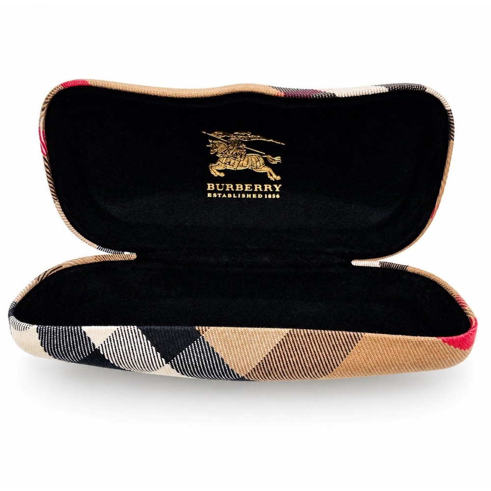 Burberry Nova Check Plaid Hard Eyeglasses Sunglasses Case Only Clamshell
